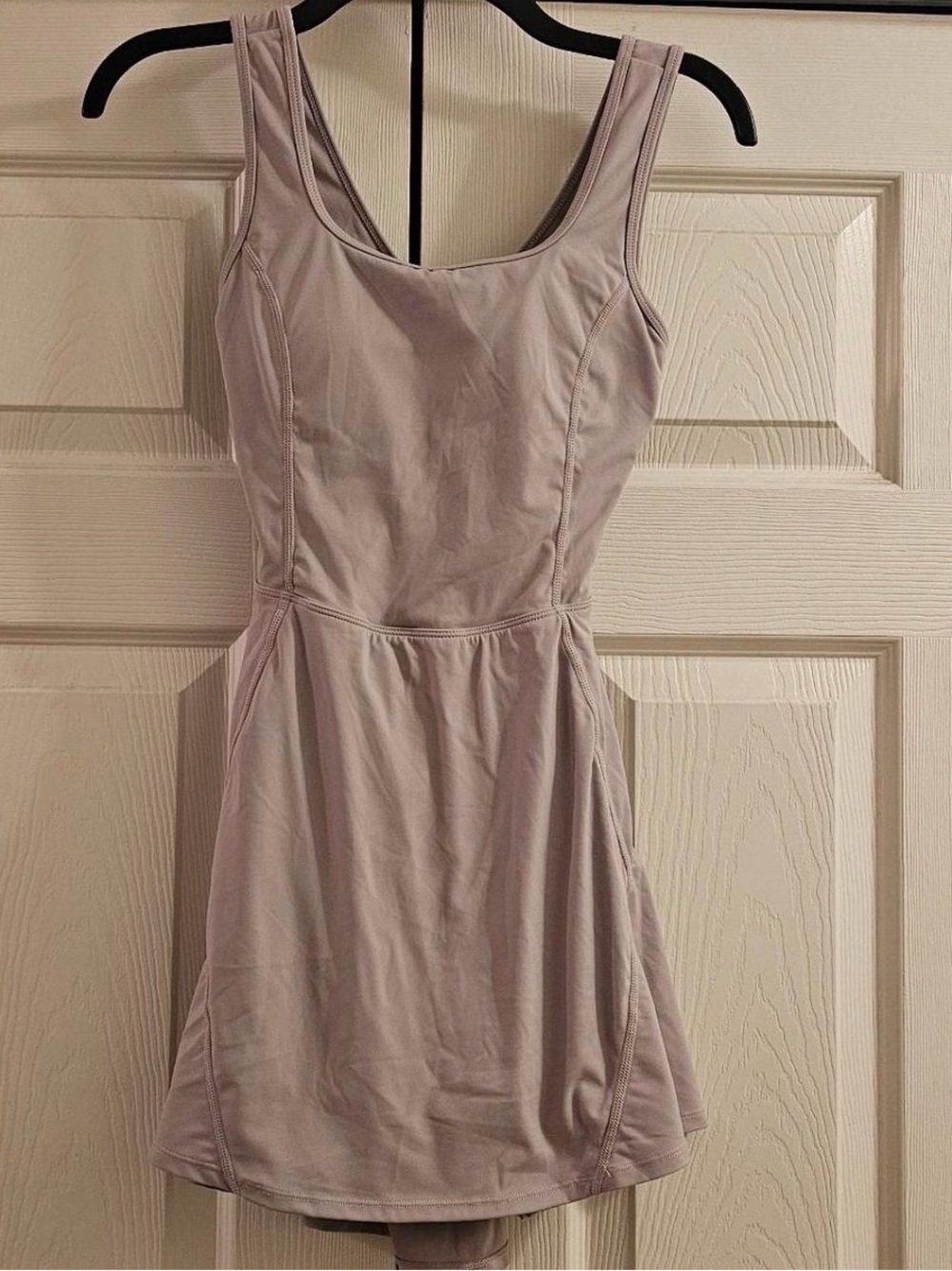 HALARA criss cross back cut out skirt Dress in Dusty Lavender XS